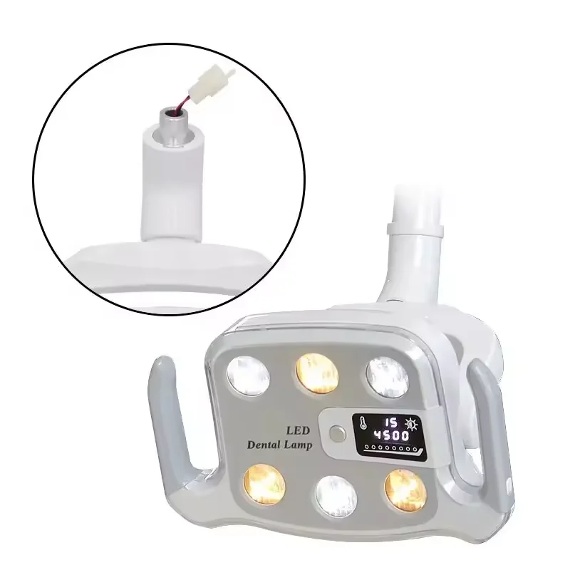 Foshan low price children's dental chair cartoon with air compressor LED two-color sensor light full set configuration 3