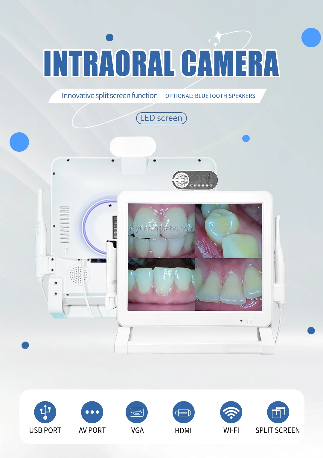 Dental endoscope with 17 inch monitor Wifi Handheld Portable Dental Camera Intraoral Endoscope Intra Oral Camera 2