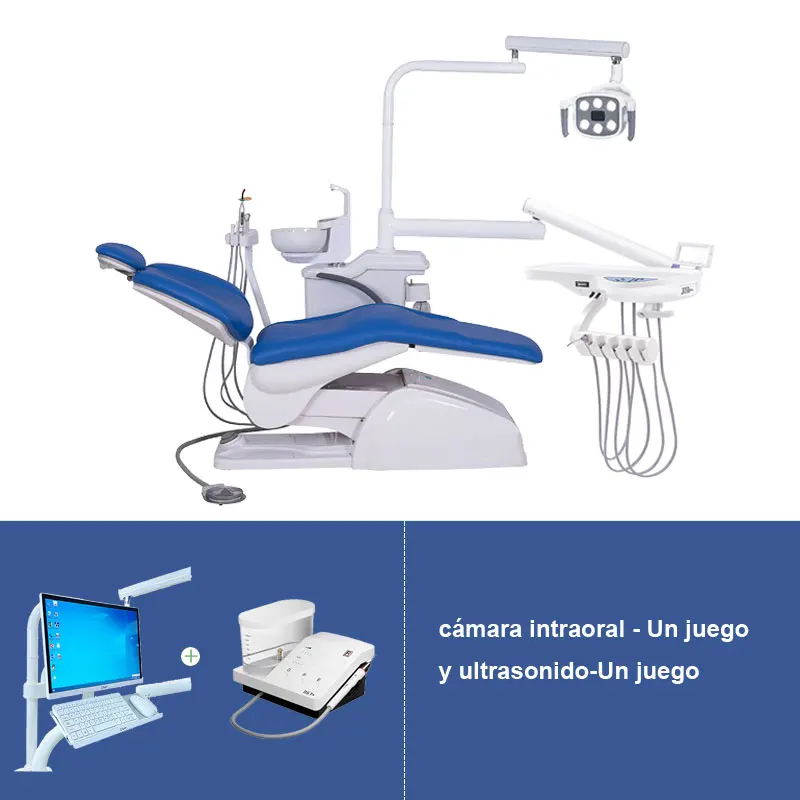 Dental Chair Foshan High Quality Dental Equipment Led Light Electricity Turbine Dentist Dental Unit Chair 6