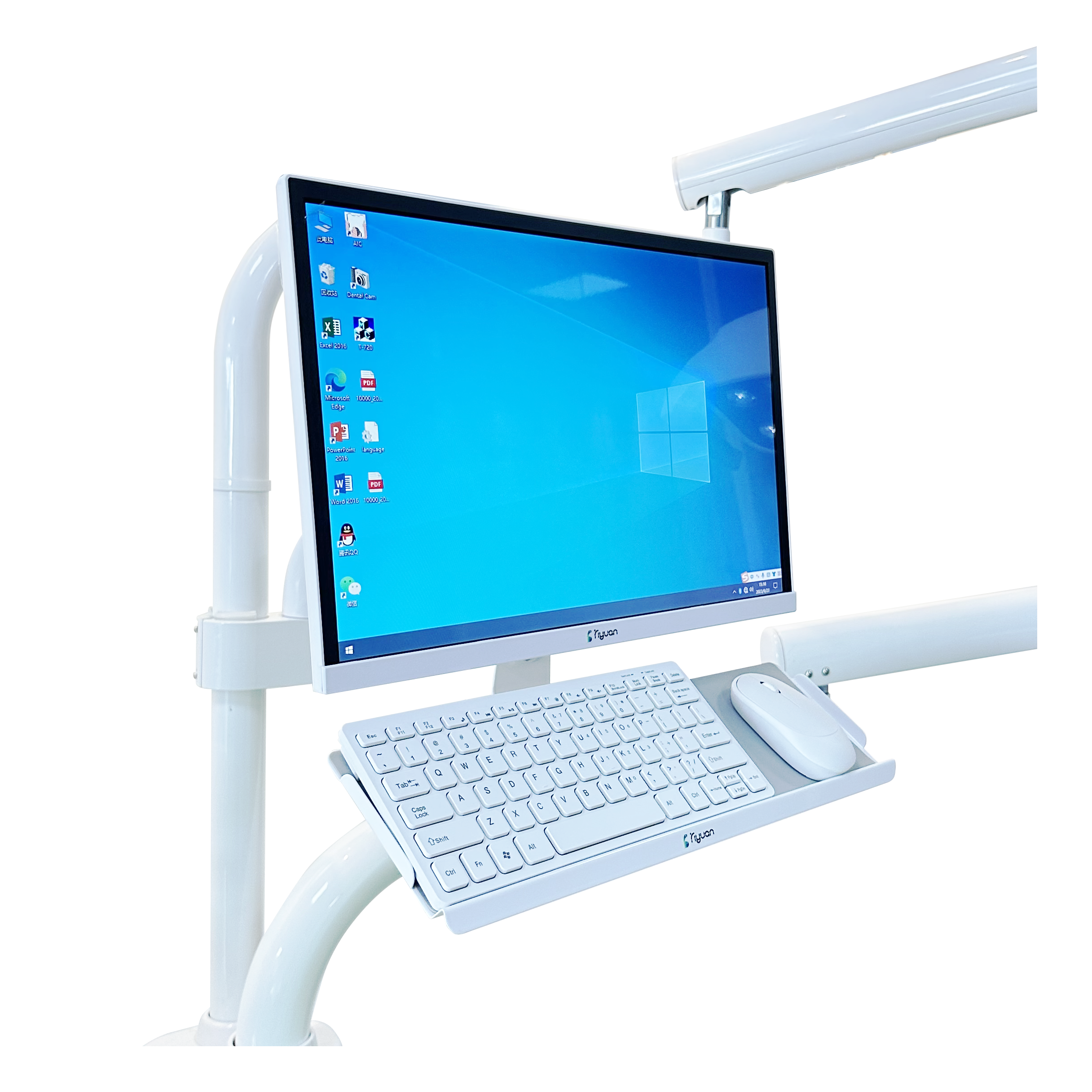New Dental Viewer Endoscope Equipment 19" with Mouse and Keyboard Bracket Cost-effective Intro-oral Camera