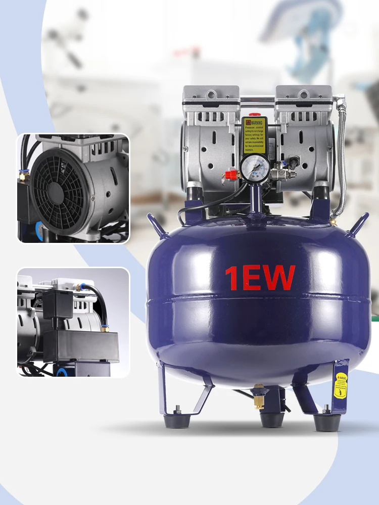 Dental Equipment Dental Medical Oil Free Noiseless Air Compressor for Dental Chair Unit Dental Compressor 2