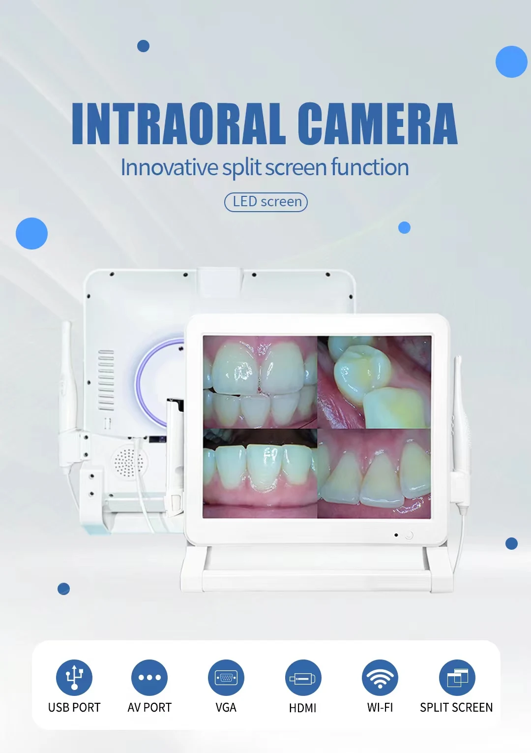 Promotion model 17 inches Dental Endoscope Oral Camera With WiFi Cheap Dental Equipment With Stand 2