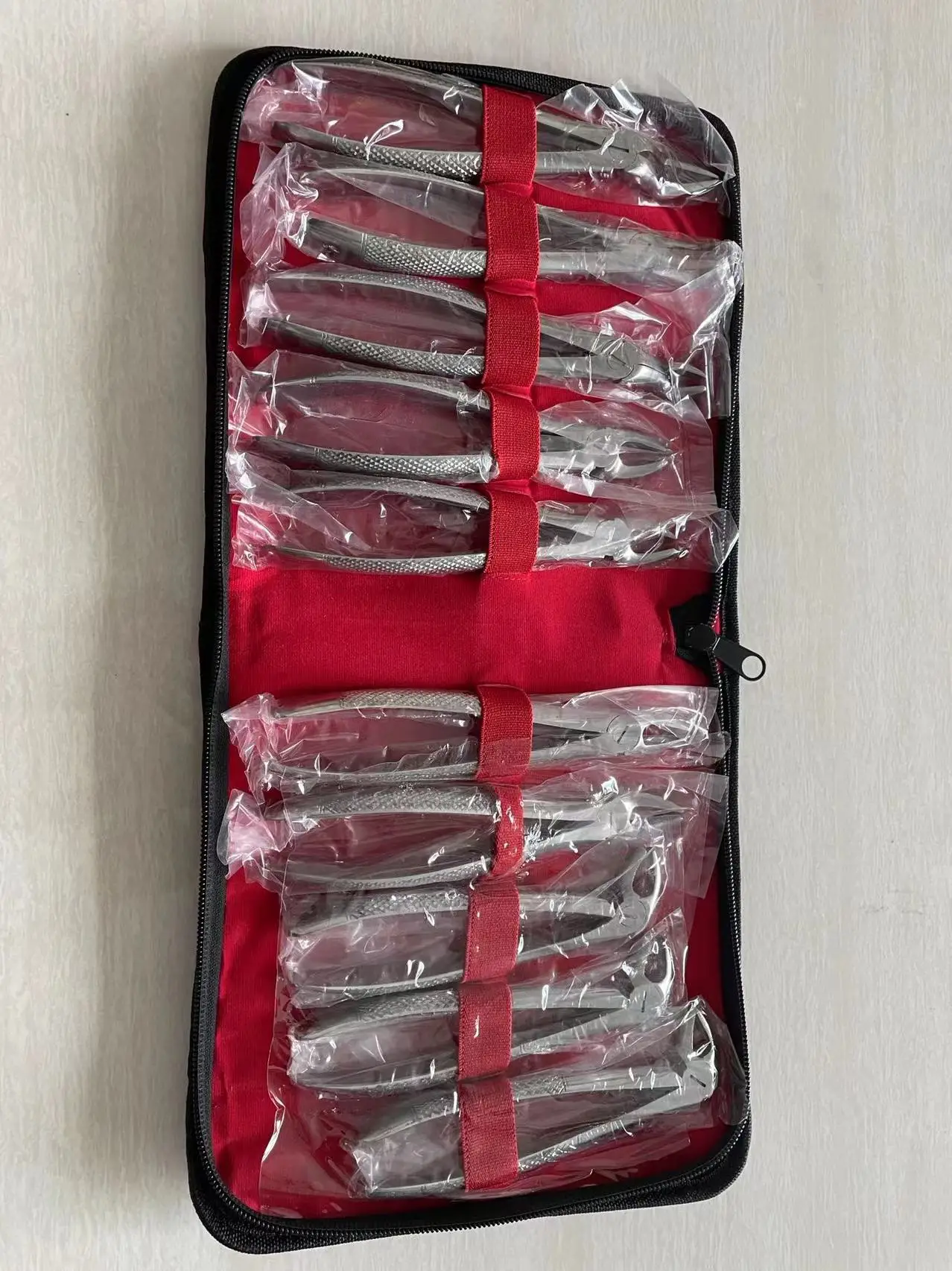 High quality dental adult extraction forceps stainless steel 10 pieces full set 3