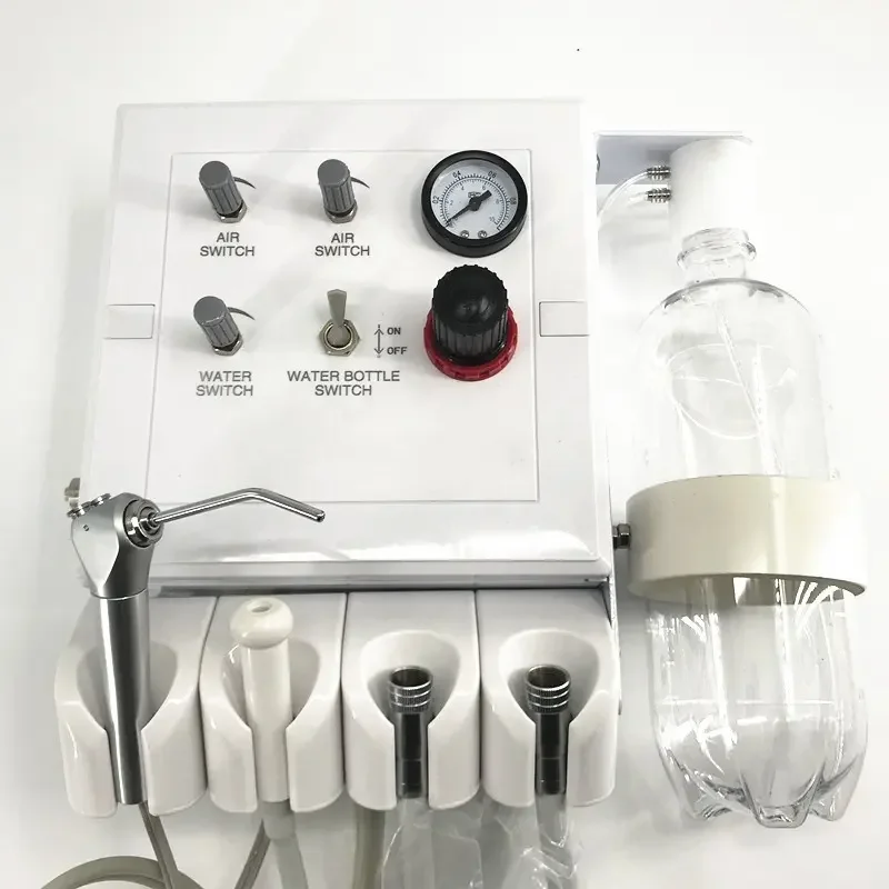 Hot selling dental turbine with hanging stand portable dental unit with 3-way syringe 3