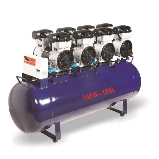 Oil-free air compressor Dental chair equipment 560W 850W 4
