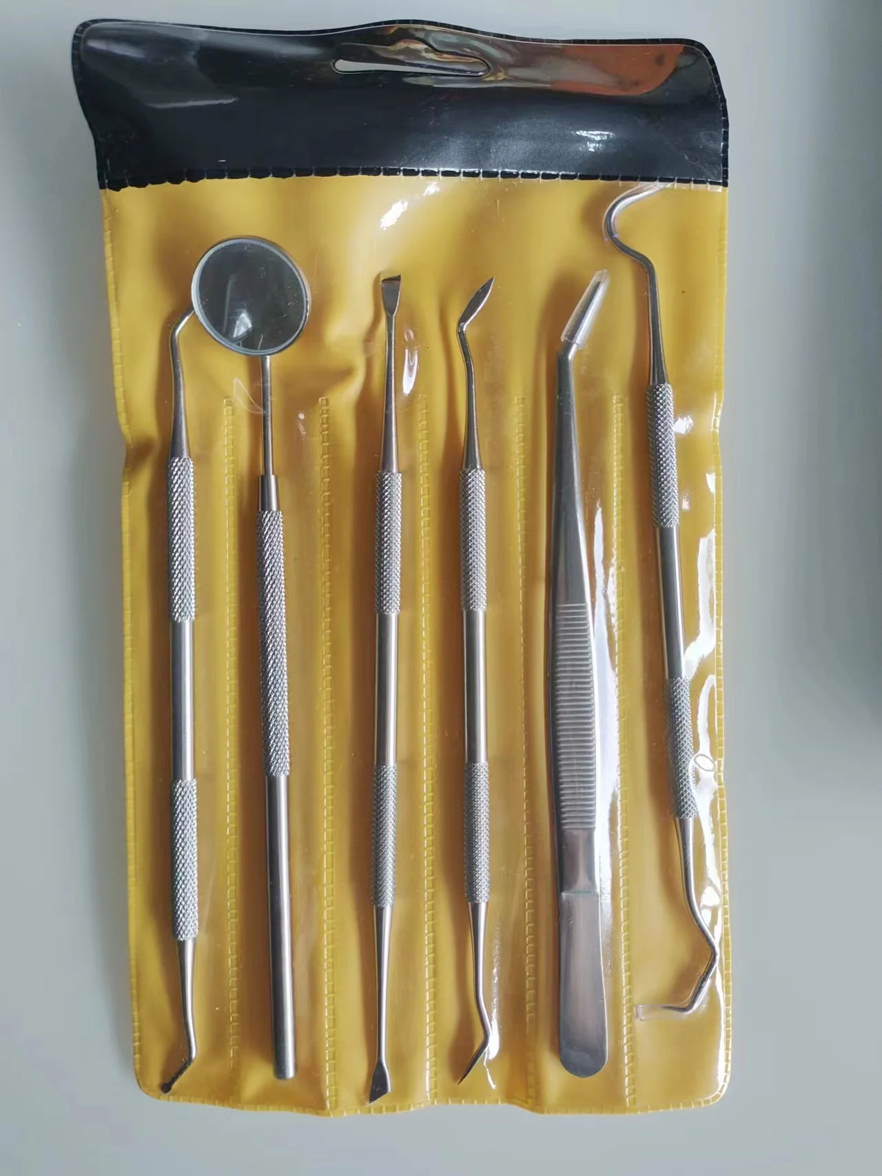 Dental Probe Cleaning Tools Stainless Steel 6-piece set 3